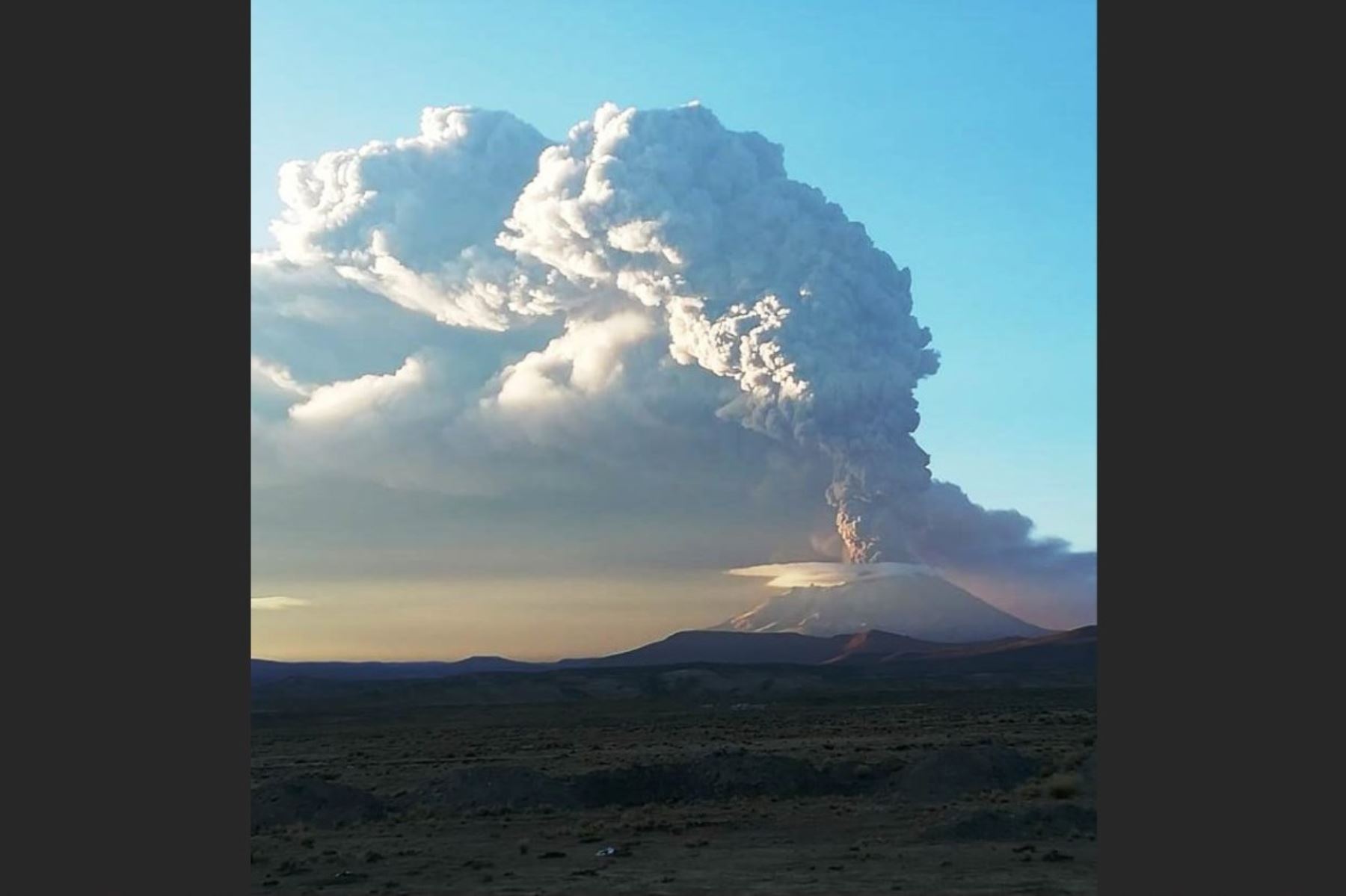 VOLCÁN UBINAS GOBIERNO DECLARA EN EMERGENCIA A 10 DISTRITOS DE