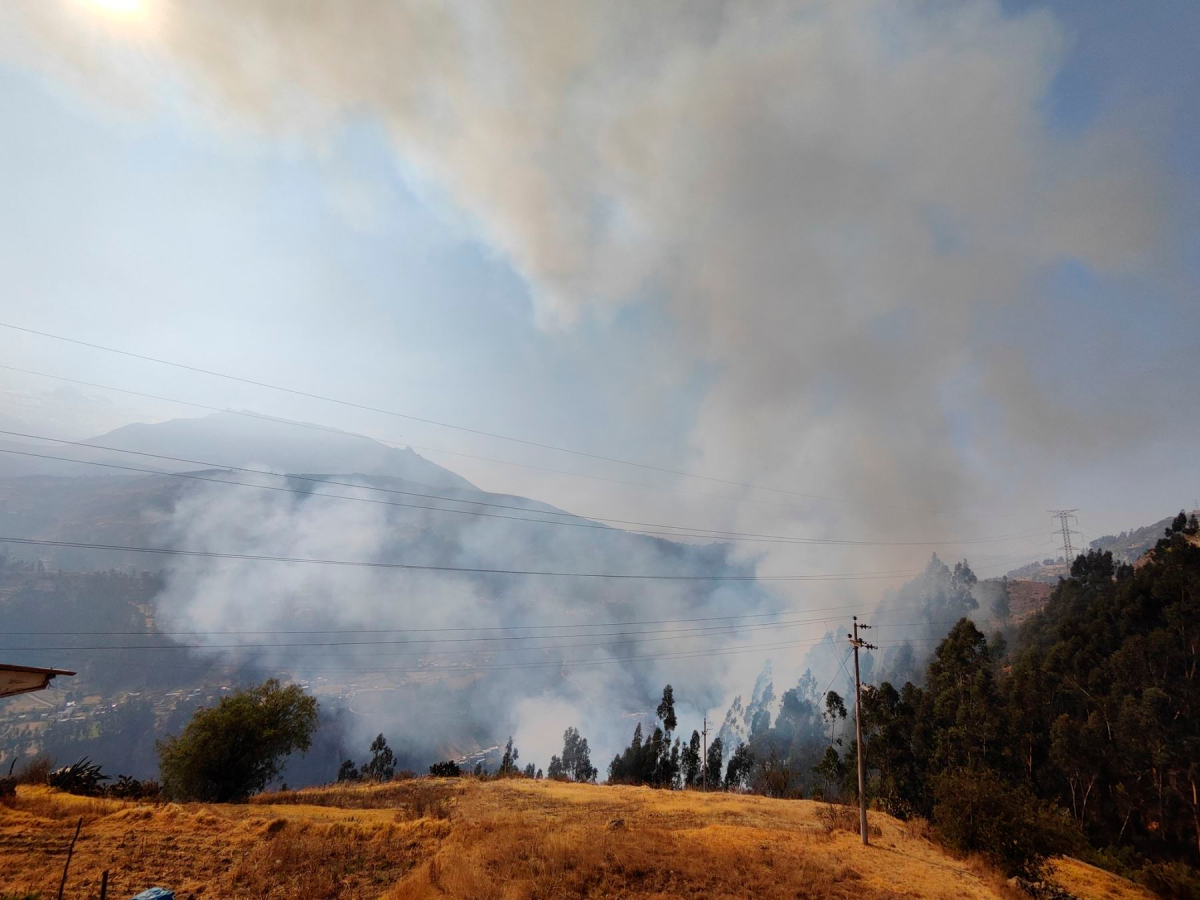 REGIÓN ÁNCASH REPORTA UNA CUARTA VÍCTIMA MORTAL A CAUSA DE LOS INCENDIOS FORESTALES