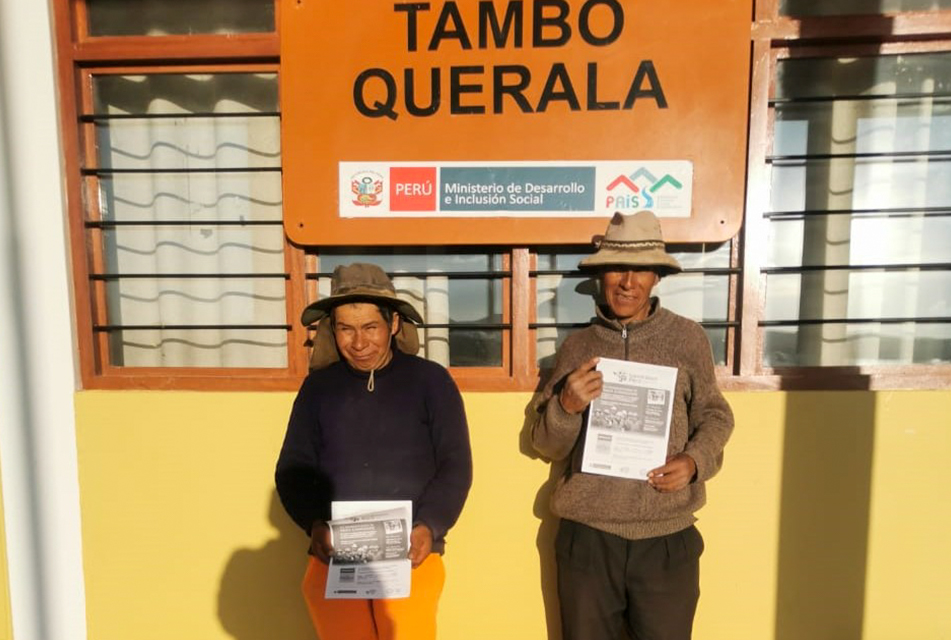 MOQUEGUA: POBLADORES DE QUERALA OBTIENEN EMPLEOS TEMPORALES DURANTE CAMPAÑA REALIZADA EN TAMBO DEL PROGRAMA PAIS