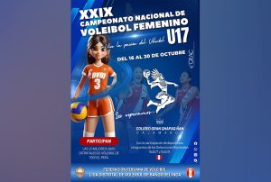 ESTE MIÉRCOLES 16 DE OCTUBRE SE REALIZARÁ EL XIX CAMPEONATO NACIONAL DE VÓLEY FEMENINO SUB 17 EN BAÑOS DEL INCA