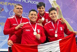 SELECCIÓN PERUANA DE GIMNASIA LOGRÓ CUATRO MEDALLAS EN SUDAMERICANO DE TRAMPOLÍN