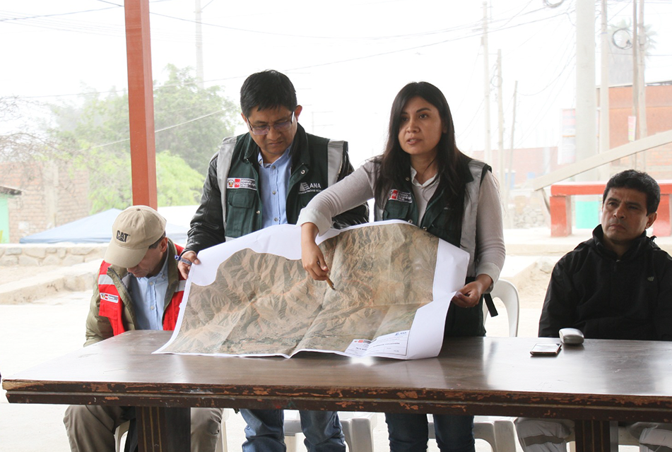 ANA INICIA VISITA DE CAMPO PARA IDENTIFICAR PUNTOS VULNERABLES EN LURIGANCHO-CHOSICA