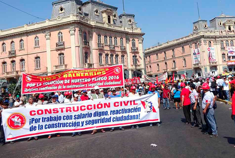 ES TRASCENDENTAL MOVILIZACIÓN CONTRA LA DELINCUENCIA Y POR LA PAZ DE LA FTCCP