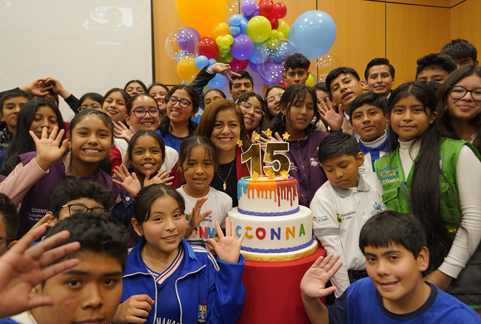 MIMP: NIÑAS, NIÑOS Y ADOLESCENTES EJERCEN SU DERECHO A LA PARTICIPACIÓN EN SIGNIFICATIVO EVENTO QUE CONMEMORÓ EL XV ANIVERSARIO DEL CCONNA