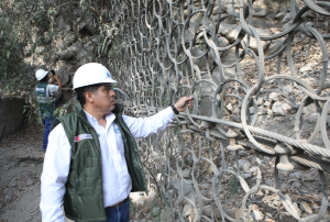 JEFE DE LA ANA INSPECCIONA BARRERAS DINÁMICAS DE LURIGANCHO-CHOSICA