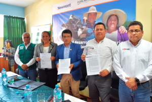 NEWMONT FONCREAGRO Y AGROIDEAS FORMALIZARON ALIANZA PARA PROMOVER EL DESARROLLO AGROPECUARIO EN CAJAMARCA