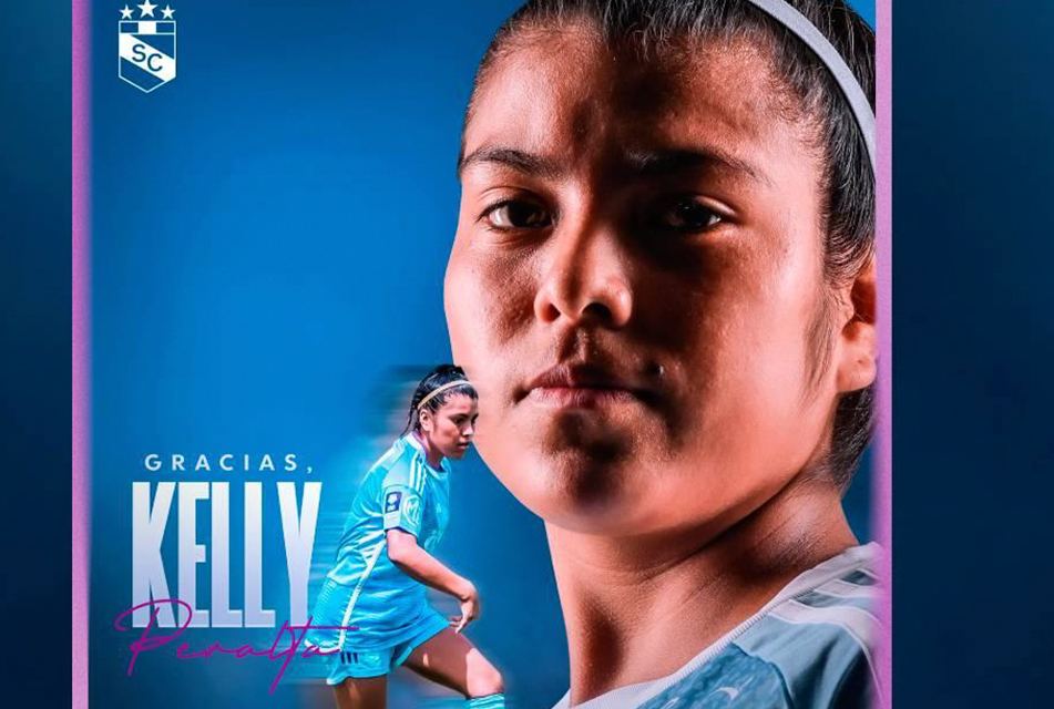 CRISTAL FEMENINO ANUNCIÓ PARTIDA DE KELLY PERALTA