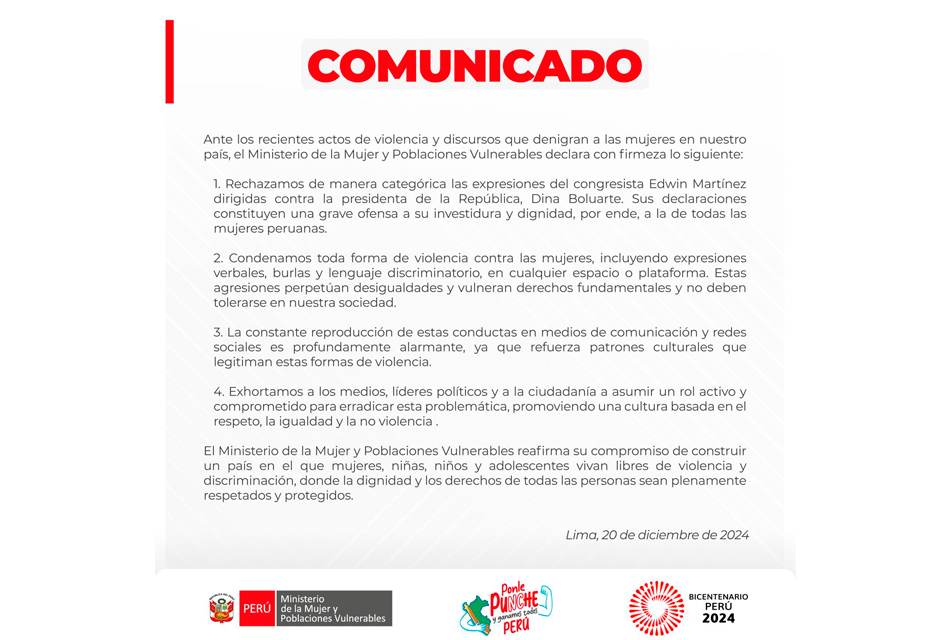 COMUNICADO