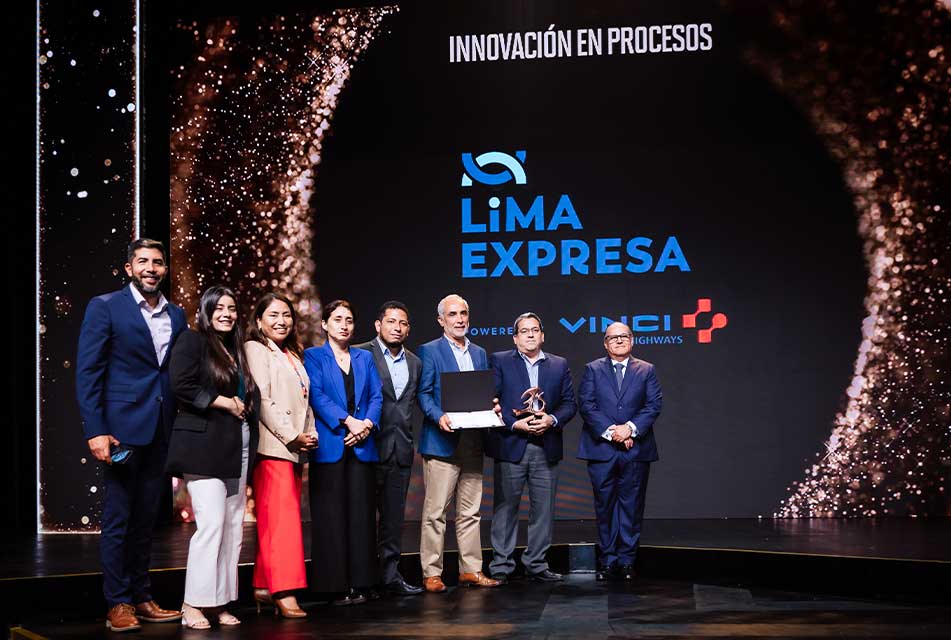 LIMA EXPRESA GANA EL PREMIO CREATIVIDAD EMPRESARIAL POR INNOVACIÓN INTEGRADA CON IA EN SU OPERACIÓN VIAL