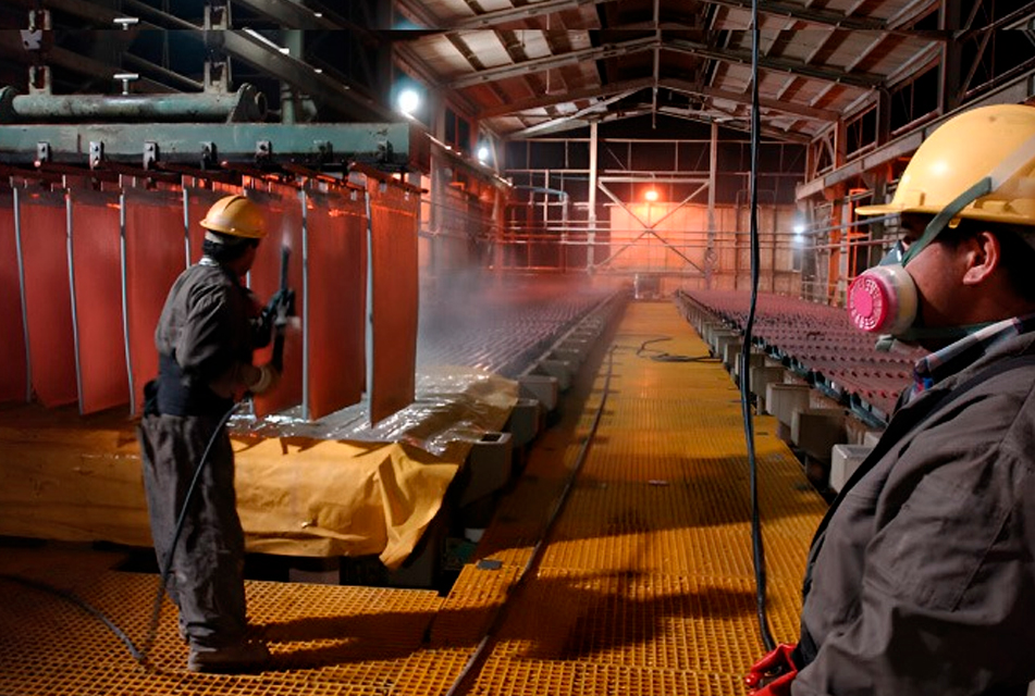 PERÚ Y CHILE CONCENTRAN EL 40% DE LA PRODUCCIÓN MUNDIAL DE COBRE