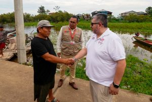 LORETO: MINISTRO DE CULTURA COORDINÓ ACCIONES ANTE LAS EMERGENCIAS POR LLUVIAS EN LA REGIÓN 