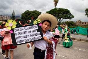 PROMUEVEN CAMPAÑA DE RESPETO AL PATRIMONIO CULTURAL DURANTE CARNAVAL DE CAJAMARCA