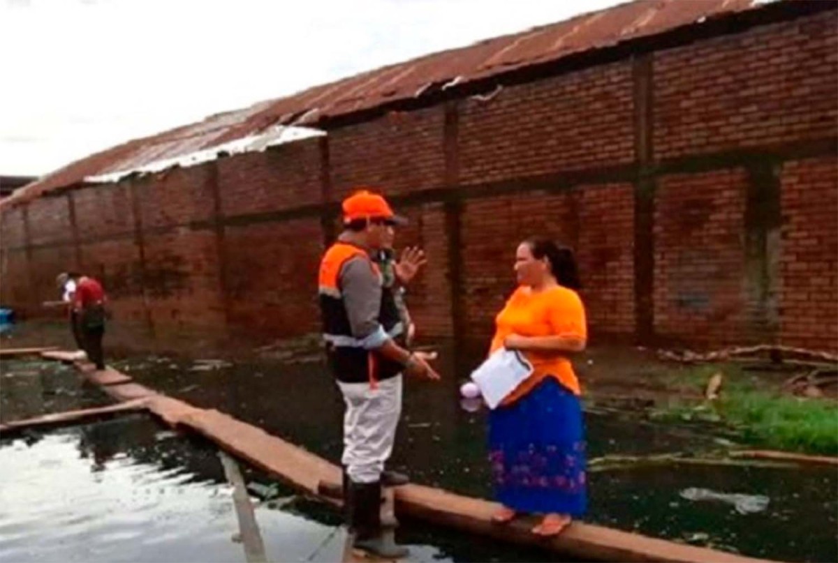 UCAYALI: INSTALAN 73 CARPAS PARA ALBERGAR A LAS FAMILIAS DAMNIFICADAS POR LLUVIAS INTENSAS