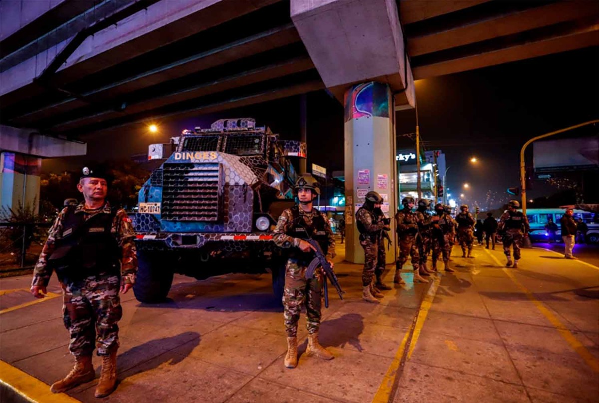 DECRETARÁN ESTADO DE EMERGENCIA EN LIMA Y CALLAO CON DESPLIEGUE DE LAS FUERZAS ARMADAS