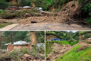 INDECI: LLUVIAS TORRENCIALES OCASIONAN DESLIZAMIENTOS EN CARRETERA CAJAMARCA – CELENDÍN